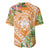 Aloha Hawaii Lanai Baseball Jersey Frangipani Mix Pineapple