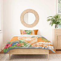 Aloha Hawaii Lanai Bedding Set Frangipani Mix Pineapple LT7 - Polynesian Pride