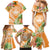 Aloha Hawaii Lanai Family Matching Mermaid Dress and Hawaiian Shirt Frangipani Mix Pineapple