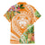 Aloha Hawaii Lanai Family Matching Mermaid Dress and Hawaiian Shirt Frangipani Mix Pineapple