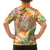 Aloha Hawaii Lanai Family Matching Short Sleeve Bodycon Dress and Hawaiian Shirt Frangipani Mix Pineapple