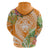 Aloha Hawaii Lanai Hoodie Frangipani Mix Pineapple