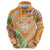 Aloha Hawaii Lanai Hoodie Frangipani Mix Pineapple