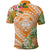 Aloha Hawaii Lanai Polo Shirt Frangipani Mix Pineapple