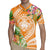 Aloha Hawaii Lanai Rugby Jersey Frangipani Mix Pineapple