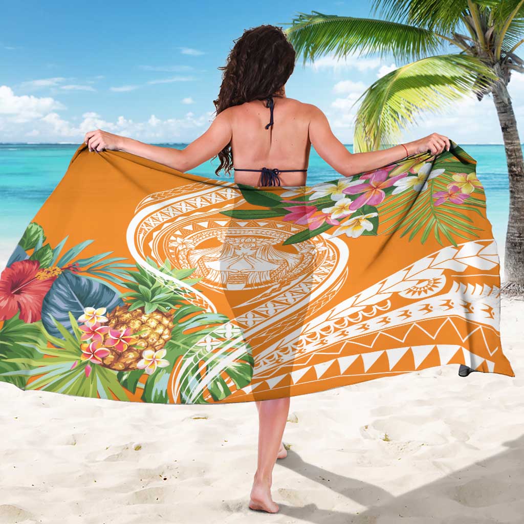 Aloha Hawaii Lanai Sarong Frangipani Mix Pineapple LT7 - Polynesian Pride