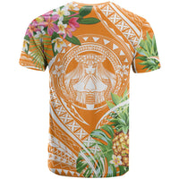 Aloha Hawaii Lanai T Shirt Frangipani Mix Pineapple LT7 - Polynesian Pride