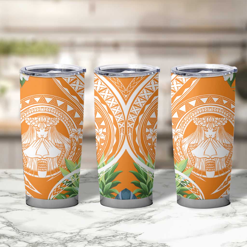 Aloha Hawaii Lanai Tumbler Cup Frangipani Mix Pineapple LT7 - Polynesian Pride