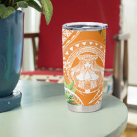 Aloha Hawaii Lanai Tumbler Cup Frangipani Mix Pineapple LT7 - Polynesian Pride