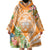 Aloha Hawaii Lanai Wearable Blanket Hoodie Frangipani Mix Pineapple