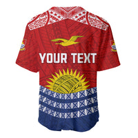 Personalised Kiribati Independence Day Baseball Jersey Flag Style LT7 - Polynesian Pride