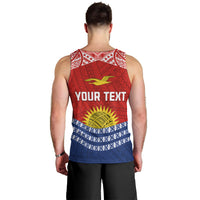 Personalised Kiribati Independence Day Men Tank Top Flag Style LT7 - Polynesian Pride