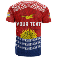 Custom Kiribati Independence Day T Shirt Flag Style LT7 - Polynesian Pride
