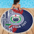 Samoa Rugby Personalized Beach Blanket Toa Samoa Myriad Siapo