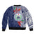 Samoa Rugby Personalized Bomber Jacket Toa Samoa Myriad Siapo