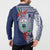 Samoa Rugby Personalized Button Sweatshirt Toa Samoa Myriad Siapo