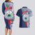 Samoa Rugby Personalized Couples Matching Long Sleeve Bodycon Dress and Hawaiian Shirt Toa Samoa Myriad Siapo