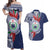 Samoa Rugby Personalized Couples Matching Off Shoulder Maxi Dress and Hawaiian Shirt Toa Samoa Myriad Siapo