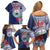 Samoa Rugby Personalized Family Matching Off Shoulder Short Dress and Hawaiian Shirt Toa Samoa Myriad Siapo