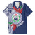 Samoa Rugby Personalized Family Matching Off Shoulder Short Dress and Hawaiian Shirt Toa Samoa Myriad Siapo