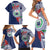 Samoa Rugby Personalized Family Matching Short Sleeve Bodycon Dress and Hawaiian Shirt Toa Samoa Myriad Siapo