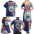 Samoa Rugby Personalized Family Matching Summer Maxi Dress and Hawaiian Shirt Toa Samoa Myriad Siapo