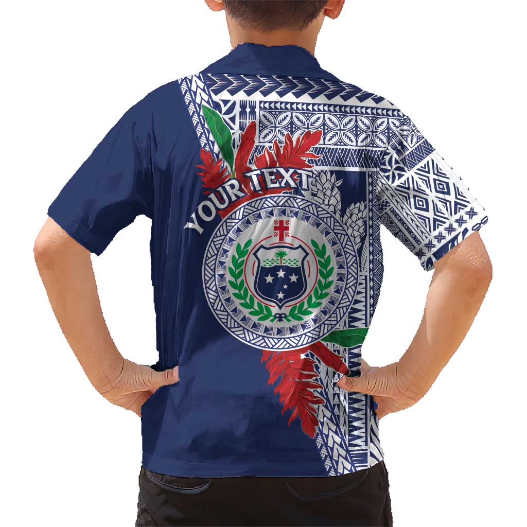Samoa Rugby Personalized Kid Hawaiian Shirt Toa Samoa Myriad Siapo LT7 - Polynesian Pride
