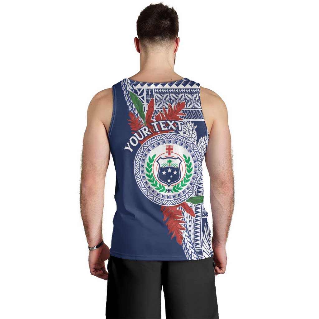 Samoa Rugby Personalized Men Tank Top Toa Samoa Myriad Siapo LT7 - Polynesian Pride