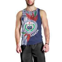 Samoa Rugby Personalized Men Tank Top Toa Samoa Myriad Siapo LT7 - Polynesian Pride