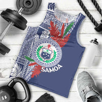 Samoa Rugby Personalized Men Tank Top Toa Samoa Myriad Siapo LT7 - Polynesian Pride