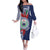 Samoa Rugby Personalized Off The Shoulder Long Sleeve Dress Toa Samoa Myriad Siapo