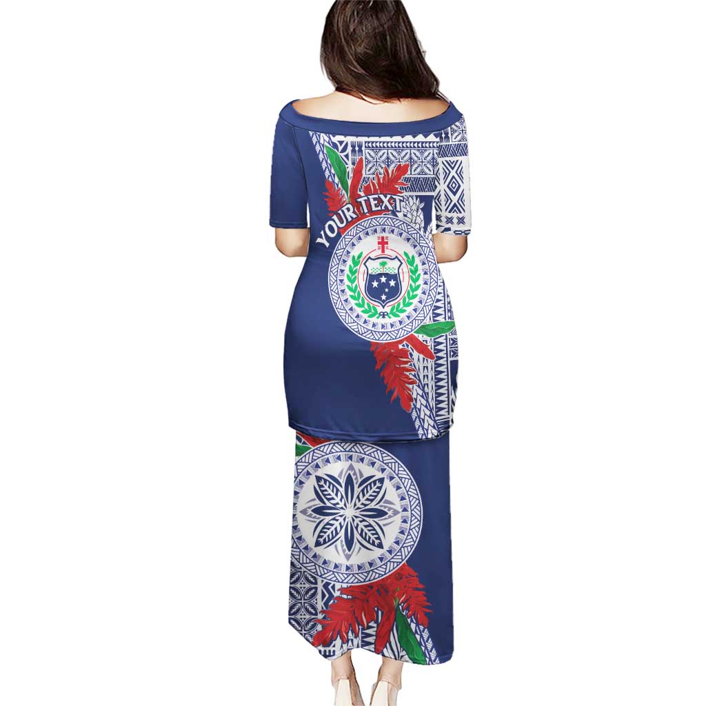 Samoa Rugby Personalized Puletasi Toa Samoa Myriad Siapo LT7 - Polynesian Pride