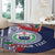 Samoa Rugby Personalized Round Carpet Toa Samoa Myriad Siapo