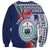 Samoa Rugby Personalized Sweatshirt Toa Samoa Myriad Siapo