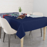 Samoa Rugby Personalized Tablecloth Toa Samoa Myriad Siapo LT7 - Polynesian Pride