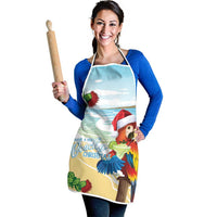 Have A Very Beach Christmas Apron Parrot By Lehua Flower LT7 - Polynesian Pride