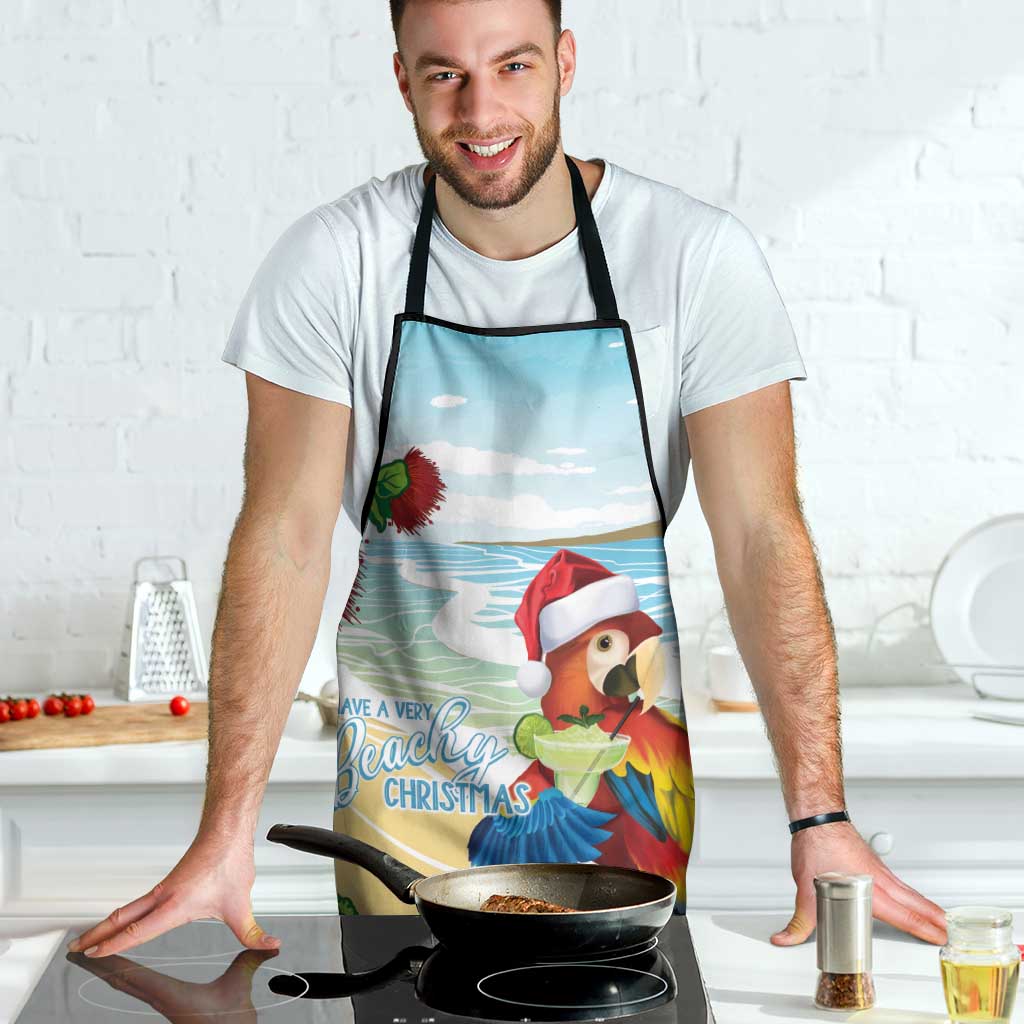 Have A Very Beach Christmas Apron Parrot By Lehua Flower LT7 - Polynesian Pride
