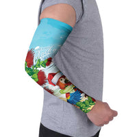 Have A Very Beach Christmas Arm Sleeves Parrot By Lehua Flower LT7 - Polynesian Pride