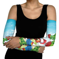 Have A Very Beach Christmas Arm Sleeves Parrot By Lehua Flower LT7 - Polynesian Pride