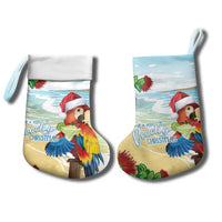 Have A Very Beach Christmas Stocking Parrot By Lehua Flower LT7 - Polynesian Pride