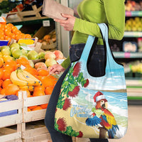 Have A Very Beach Christmas Grocery Bag Parrot By Lehua Flower LT7 - Polynesian Pride