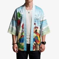 Have A Very Beach Christmas Kimono Parrot By Lehua Flower LT7 - Polynesian Pride