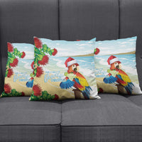 Have A Very Beach Christmas Pillow Cover Parrot By Lehua Flower LT7 - Polynesian Pride