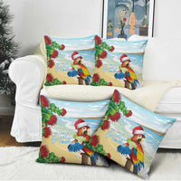 Have A Very Beach Christmas Pillow Cover Parrot By Lehua Flower LT7 - Polynesian Pride