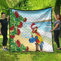 Have A Very Beach Christmas Quilt Parrot By Lehua Flower LT7 - Polynesian Pride