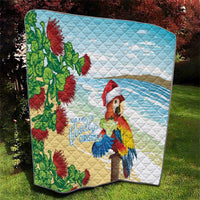 Have A Very Beach Christmas Quilt Parrot By Lehua Flower LT7 - Polynesian Pride