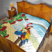 Have A Very Beach Christmas Quilt Parrot By Lehua Flower LT7 - Polynesian Pride