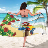 Have A Very Beach Christmas Sarong Parrot By Lehua Flower LT7 - Polynesian Pride