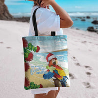 Have A Very Beach Christmas Tote Bag Parrot By Lehua Flower LT7 - Polynesian Pride