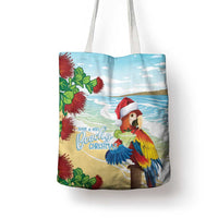 Have A Very Beach Christmas Tote Bag Parrot By Lehua Flower LT7 - Polynesian Pride